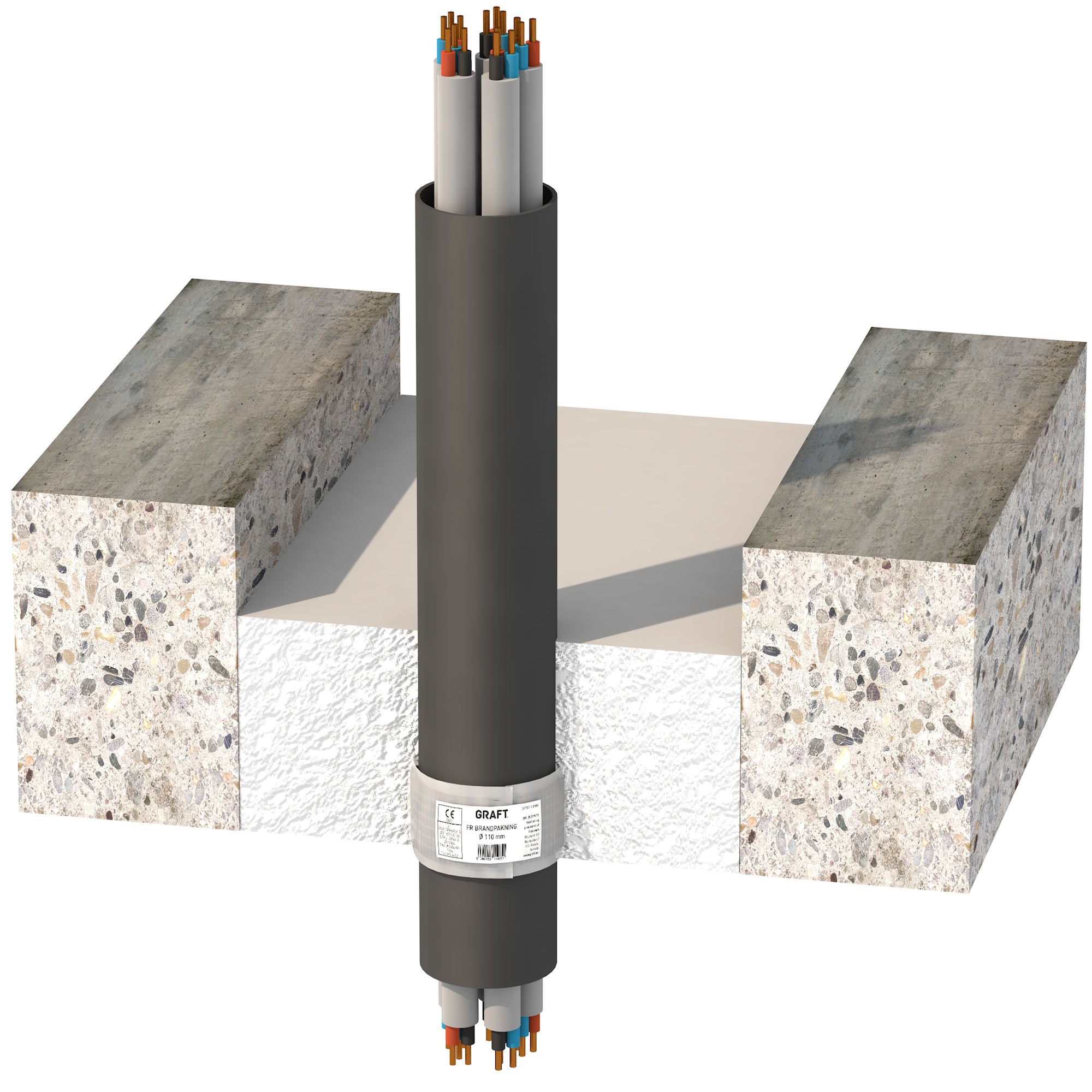 Brandgips GRAFT® FR Gipsmørtel 10l - Billede 3