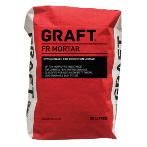 Brandgips GRAFT® FR Gipsmørtel 20l